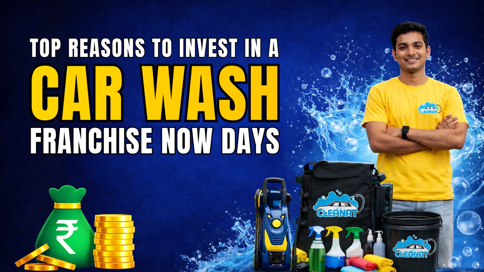 Top reasons to invest in a car wash franchise business with high growth opportunities