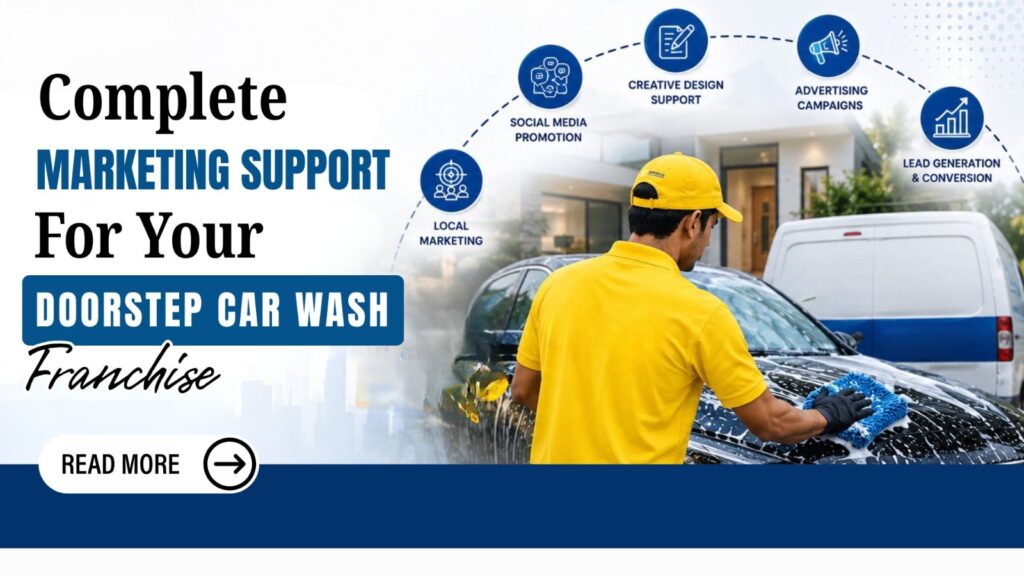 marketing supportfor your doorstep car wash franchise